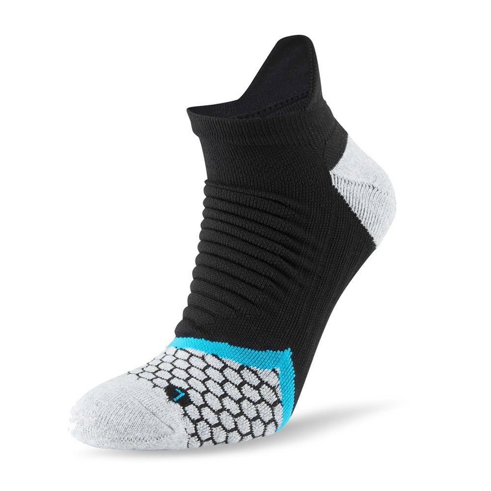 Men's Cushioned Running Socks Low (Black) runderwear™