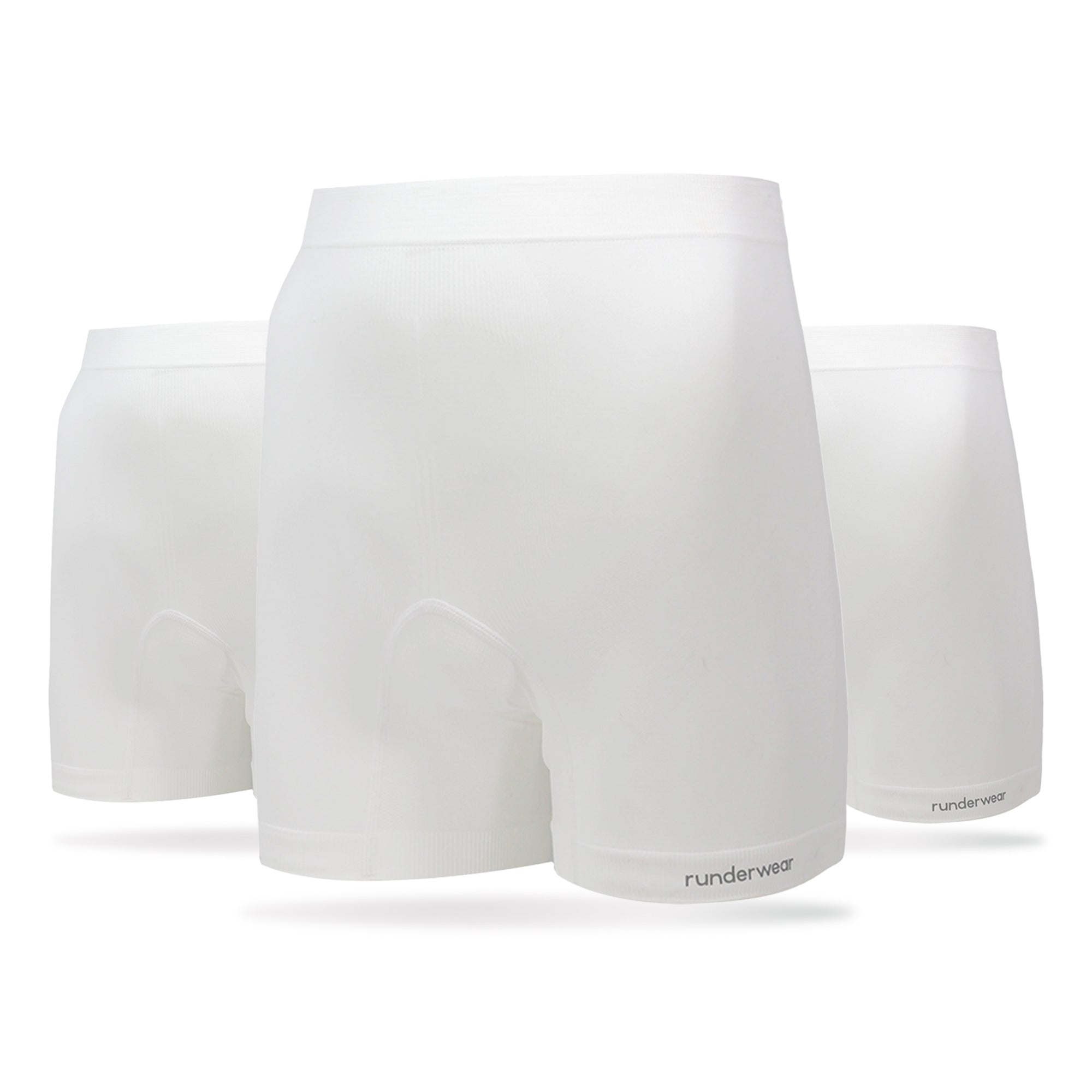 Men's Running Boxer- White (Multibuy x3)