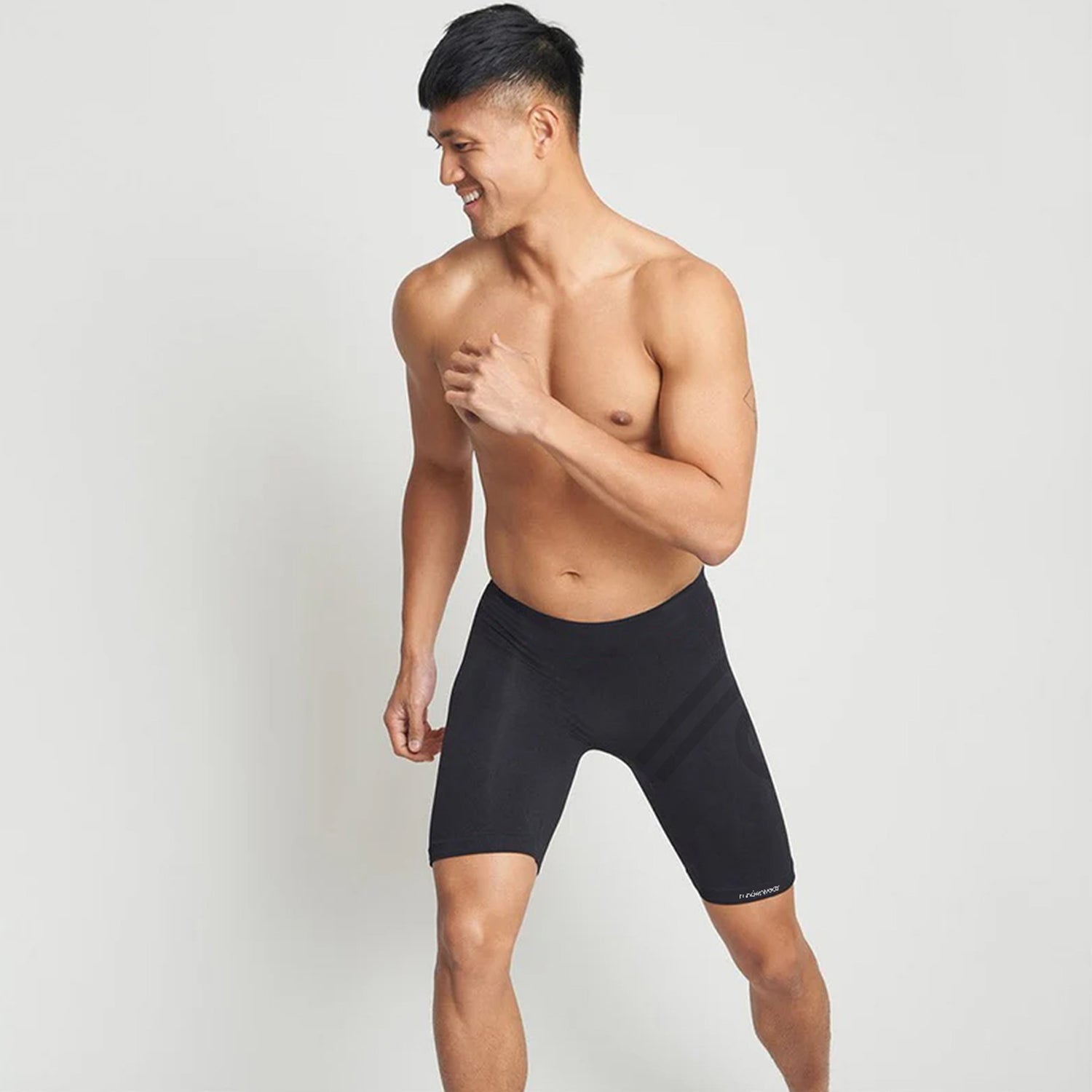 Men’s Running Long Boxer Shorts – Black (3-Pack)