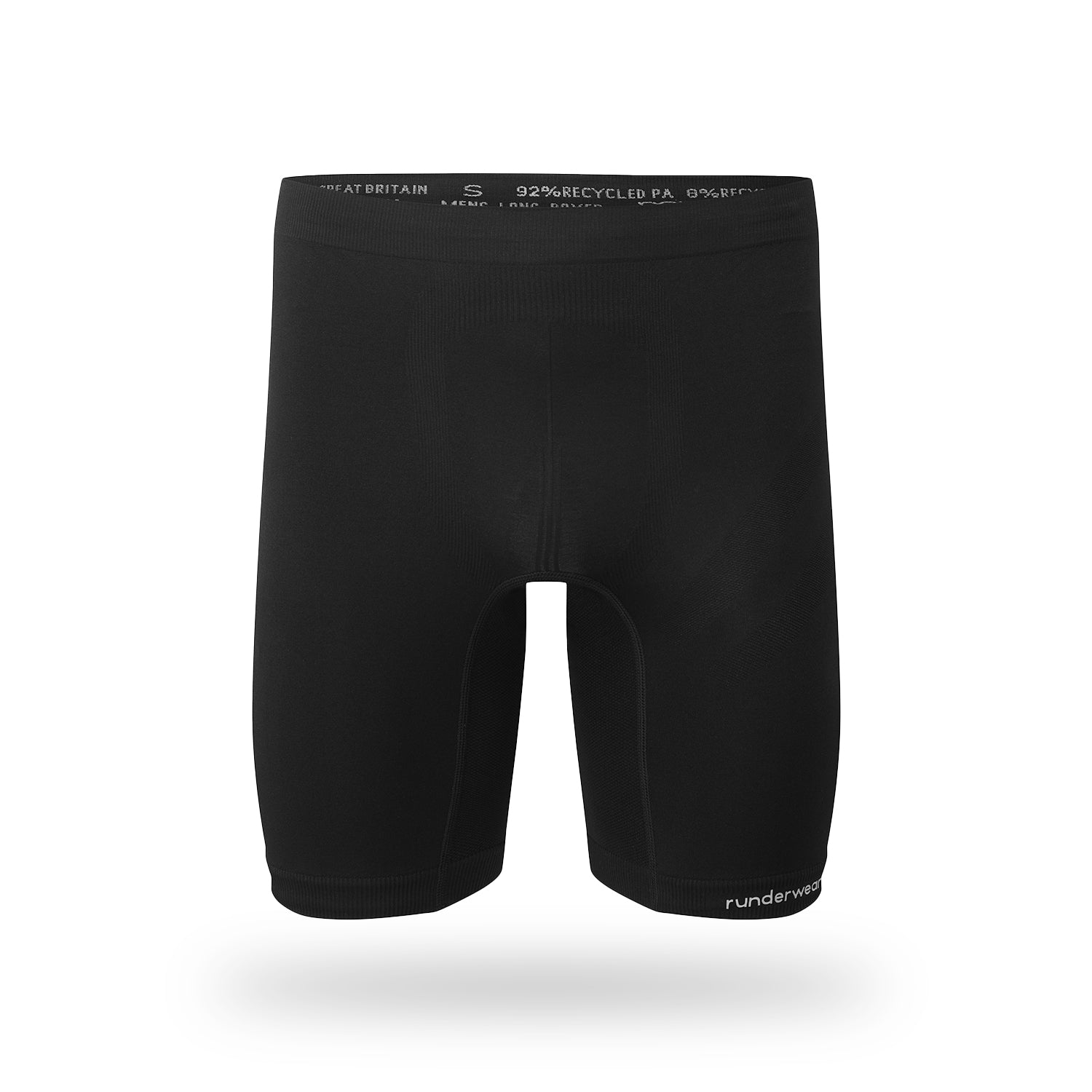 Men’s Long Running Boxers - Black