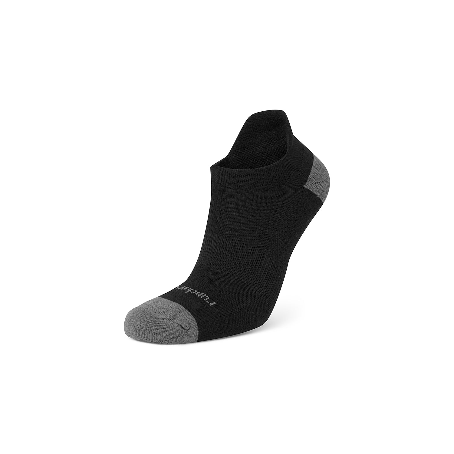 Anti Blister Running Sock Low - Black & Grey