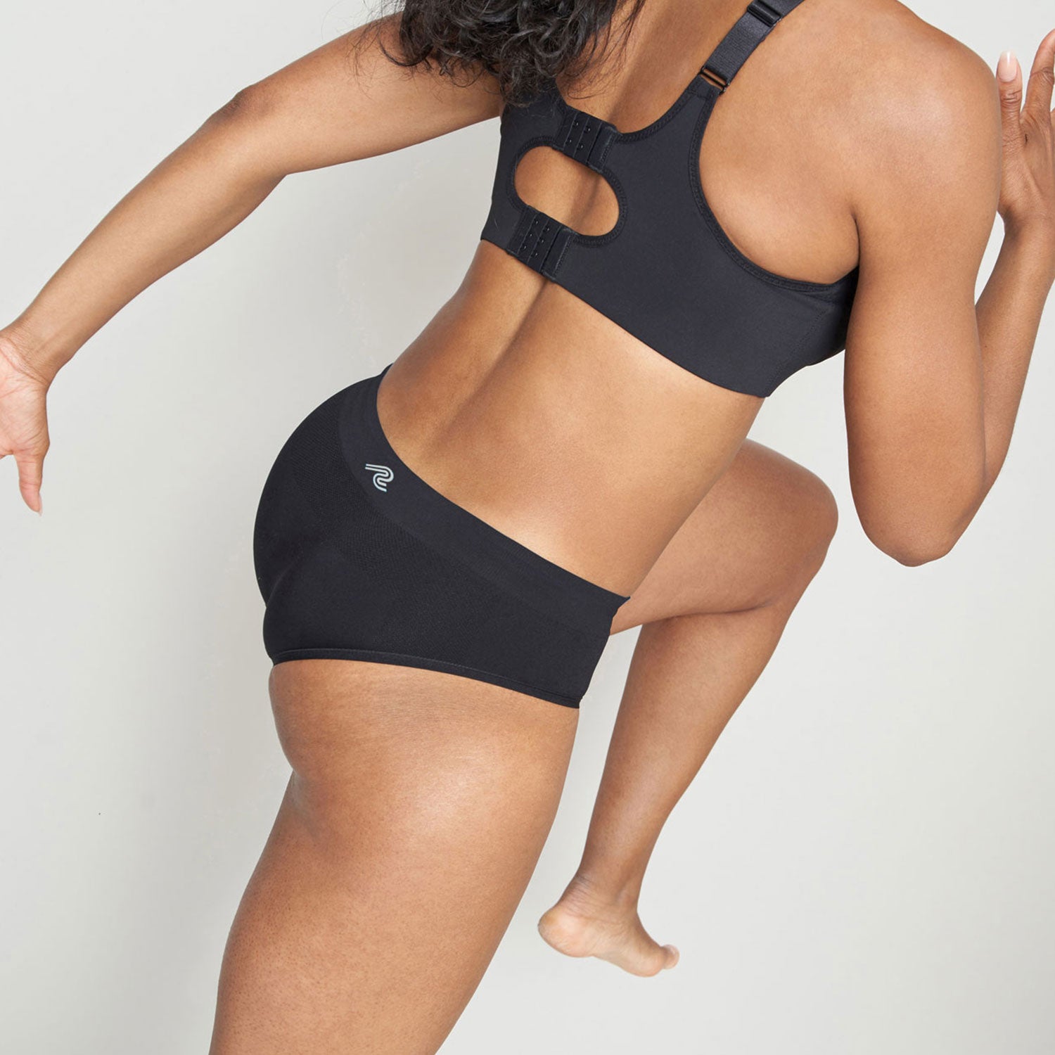 Women’s Running Hipster Briefs – Black (3-Pack)