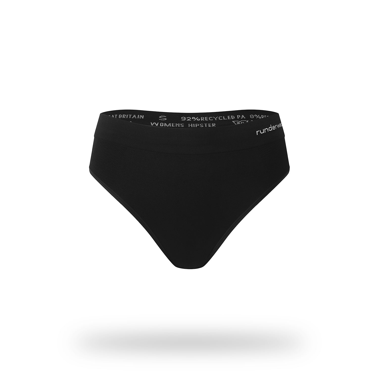 Women’s Running Hipster Briefs – Black (3-Pack)