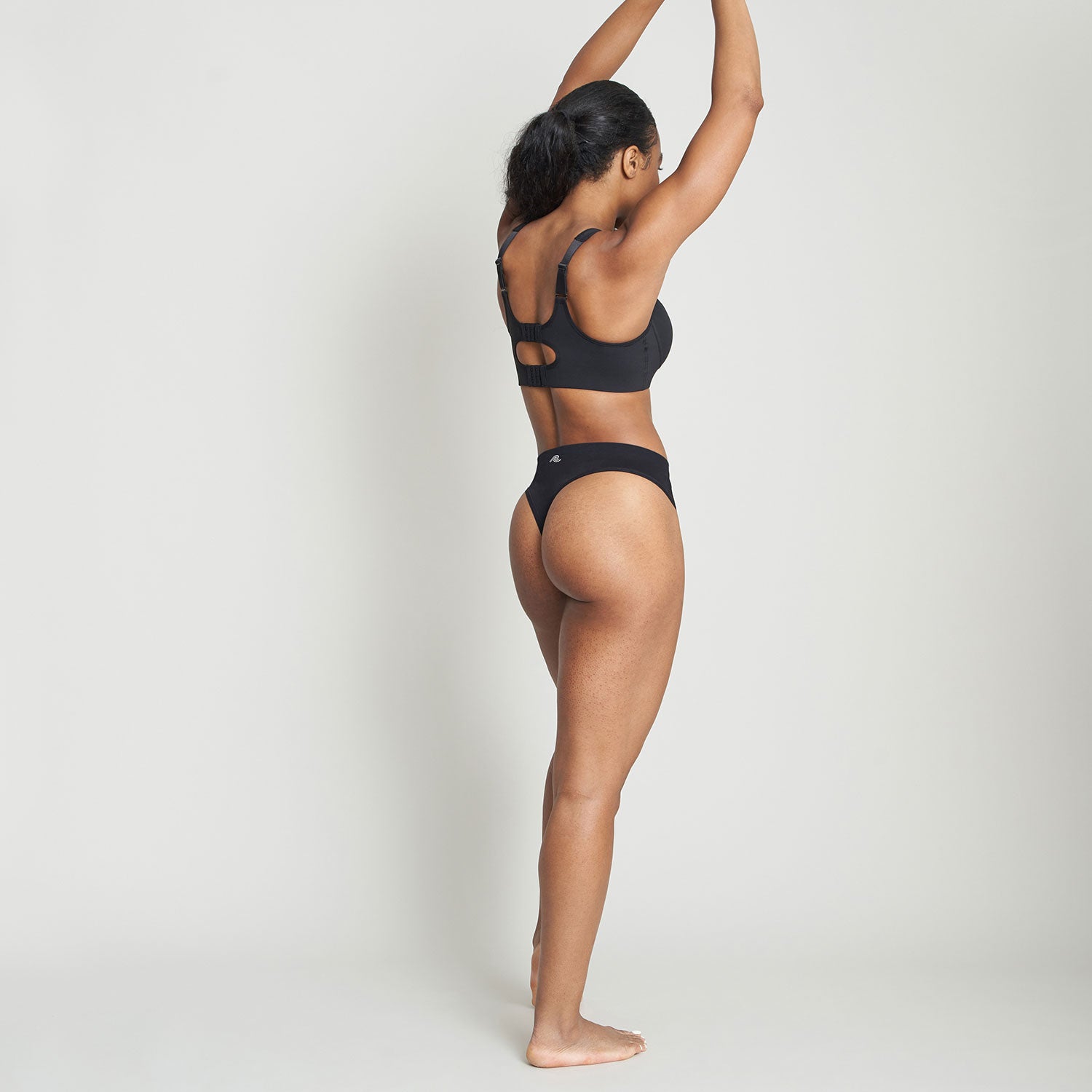 Women's Running Thong - Black (3-Pack)