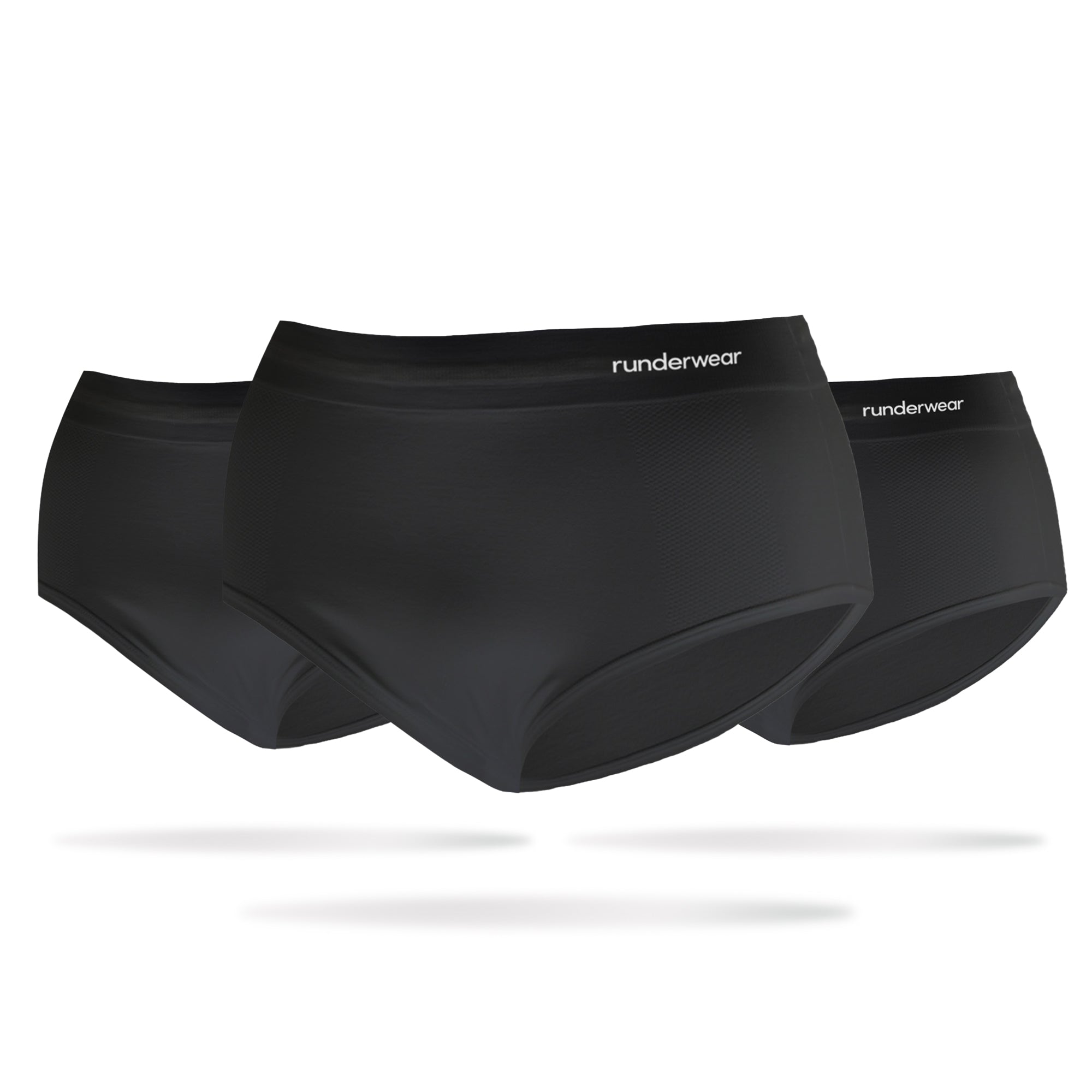 Women's Running Briefs - Black (Multibuy x3)