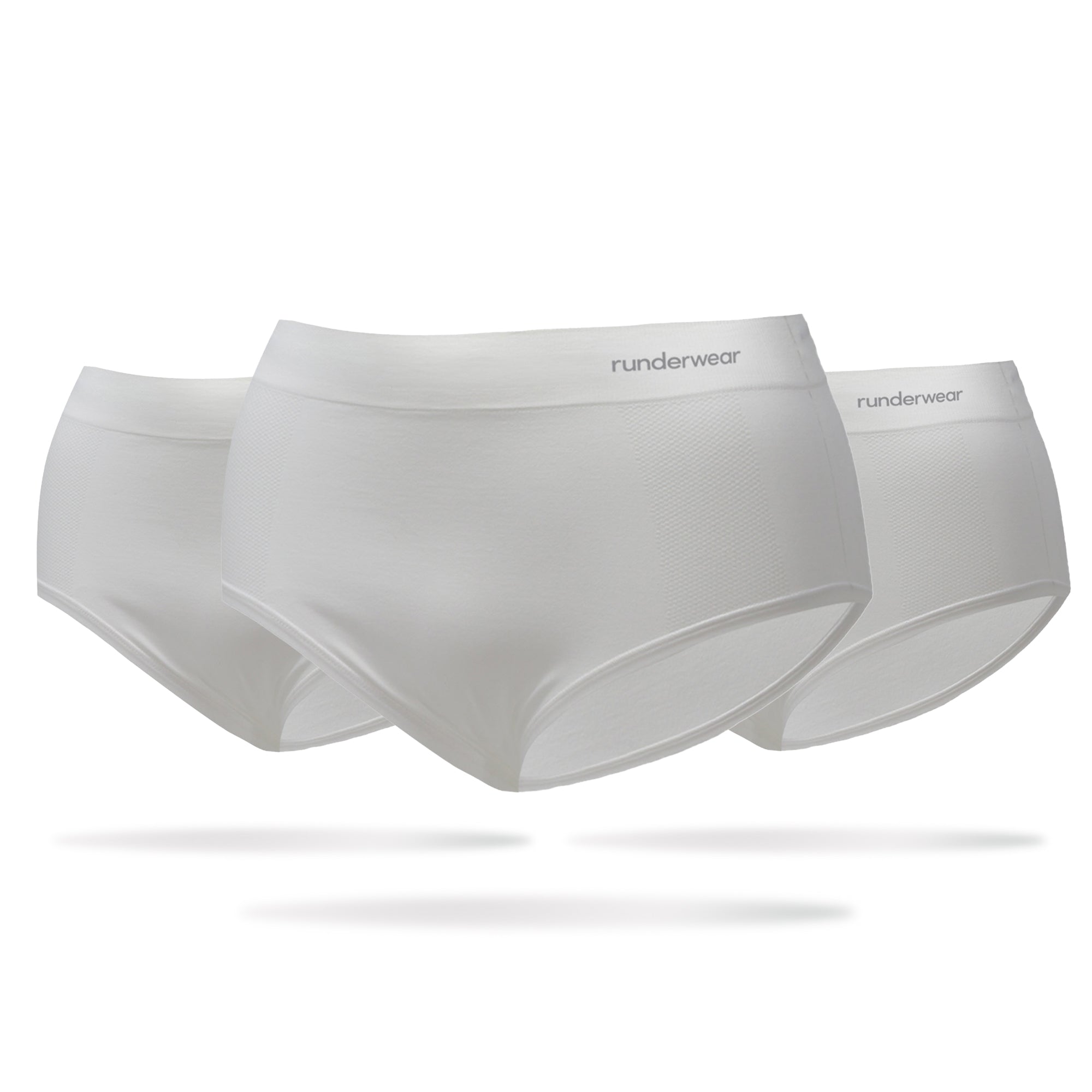 Women's Running Brief - White (Multibuy x3)