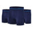 Men's Running Boxer Shorts- Navy (Multibuy x 3)