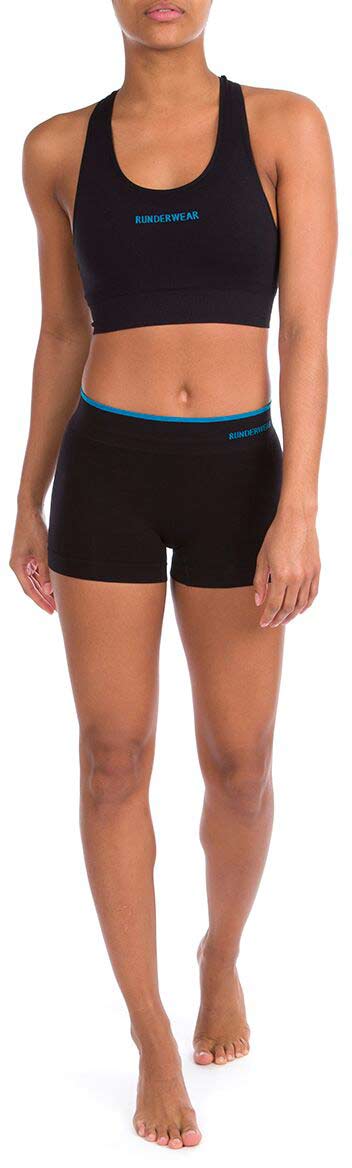 Runderwear Women's Anti Chafing Shorts  Seamless, Chafe-Free Running  Underwear (Blue, Small, Numeric_4) at  Women's Clothing store